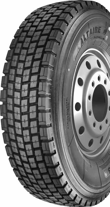 With special rubber compound provides high mileage and long tread life.