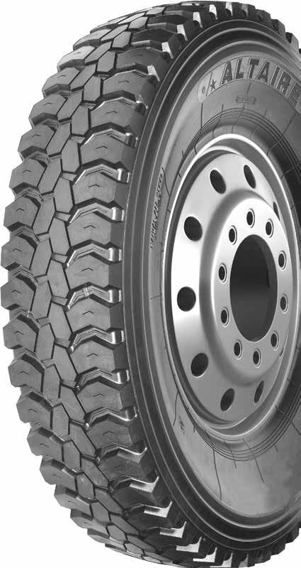 The small grooves between the blocks allow the tyre to run cool and improve uniform tread
