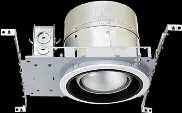 6" Universal Shallow Recessed Downlight RR9H 6" Shallow Remodel Housing Height: 5 1/2" - Ceiling Opening: 6 1/2" Lamp: 90W Max For quick and easy installation in new or existing ceilings where 2 x 6