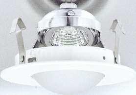12" Trim Transformer Reflector Frame MR16 Ceramic Socket for MR16 lamps Shower Trim with Frosted Dome
