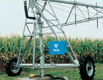 Each pivot can be towed from one field to another in less than an hour. The Valley towable gearbox includes all of the features and benefits of the patented, Made in the USA Valley gearbox.