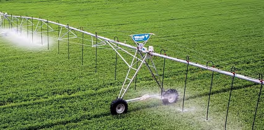 Precise Water Application Variable Rate Irrigation (VRI) Variable Rate Irrigation (VRI) from Valley is ideal for fields with multiple soil types and varying topography.