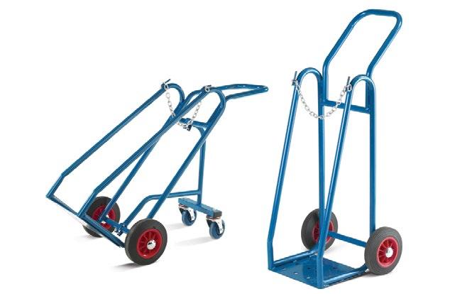 MATERIALS HANDLING EQUIPMENT Cylinder Handling A range of storage and handling solutions for the safekeeping and movement of gas cylinders around your premises.