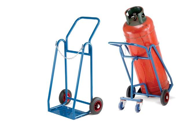 highly durable compound. Single Cylinder Trolleys Wheels Max Trolley Price H x W x D (Ømm) Cylinder (Ømm) (kg) (Each) Single Cylinder Trolley 200 280 1050 x 483 x 520 SCT/280 150 107.