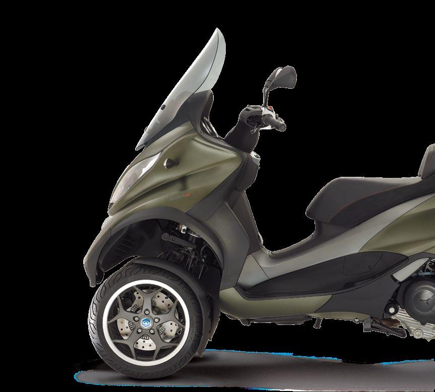 The 500 cc engine provides state-ofthe-art ridability and performance, thanks to its multimap electronic rideby-wire system, enabling the rider to choose between a
