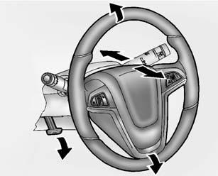 5-2 Instruments and Controls Controls Steering Wheel Adjustment Do not adjust the steering wheel while driving.
