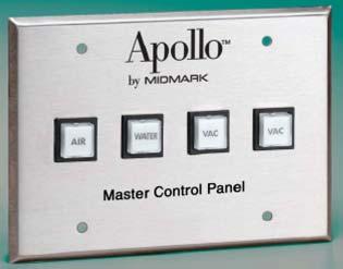 Component Testing & Repair Low Voltage - Master Control Panel Function and Location The Master Control Panel will allow the user to control the dental equipment from the office area.