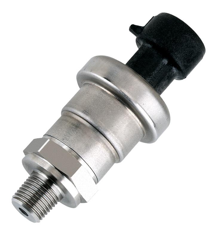 Data Sheet P4000 Hermetically Sealed Pressure Sensor Main Features Pressure Ranges Electrical Connection Pressure Connection 0 to 100 up to 0 to 5000 PSI Packard Electric Metri-Pack 150 Series,