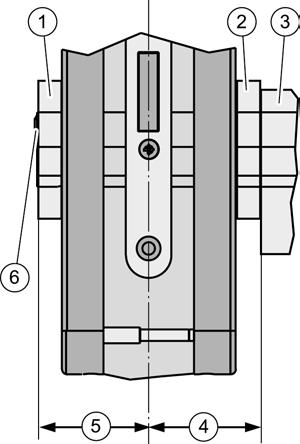 Fitting overview Before fitting, satisfy yourself that the locking cylinder has the correct length for the door lock by measuring the length of the locking cylinder with both armatures.