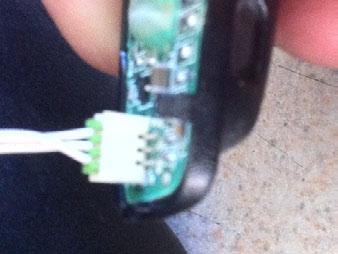 (Image A) 2) Disconnect the small Molex connector from the microphone PC board and