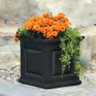 Myne hs revolutionized outdoor decor with eutiful collection of Plnters, Window Boxes, Mil Posts,