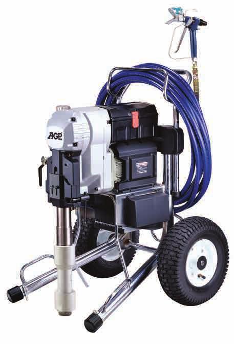 ELECTRIC PISTON PUMP AIRLESS SPRAYER Our PM039 airless sprayers are designed specifically for professional painting contractors.