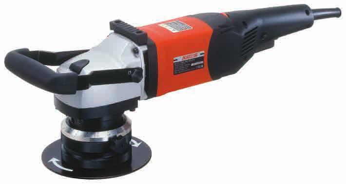ELECTRIC BEVELER The EB12 is a heavy-duty hand held beveler which uses 6 indexable carbide inserts for chatter-free beveling.
