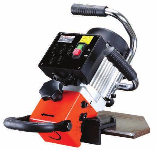 ELECTRIC BEVELER The Electric Beveler EB 24 comes with an AC induction motor which offers longer durability and lower noise,as well as its high torque.