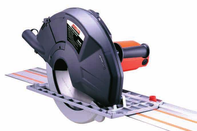 METAL CUTTING CIRCULAR SAW PATENTED With its large 320mm blade and over 121mm (on guide rail) depth of cut, this is the perfect saw for neat, on-site cutting of sandwich panels.