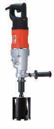 WET + DRY DIAMOND CORE DRILL The DM160 is built as a heavy duty wet or dry diamond core drill.