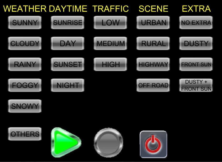 Figure 14: the GUI running on the autonomous vehicle The second GUI is used when the vehicle is acquiring data. At the end of the trip, it has been estimated that 100 terabytes will be acquired.