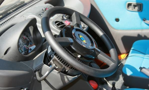 Specific control mechanisms have been designed and realized to control the steering wheel,