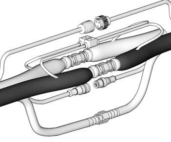 For RTD 2-component hoses only, connect RTD cables (4) and CAN cables (5) if present. 4 5 FIG. 2 TI8358a 8.