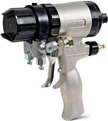 Mechanical-Purge Guns Best material mix on the market Fusion Mechanical Purge (MP) Gun Designed for superior mixing Handles from very low output, thin mil applications to large, high flow,