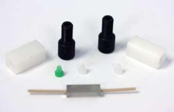 The Flow Resistor Kit contains the following flow resistors: Item Description Qty 1 Flow Resistor F1 Min flow rate: 0.02µl/min, Max flow rate: 10µl/min 1 2 Flow Resistor F3 Min flow rate: 0.