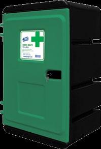 JFC s new Medi Safe is fitted with lockable door and can be wall mounted if
