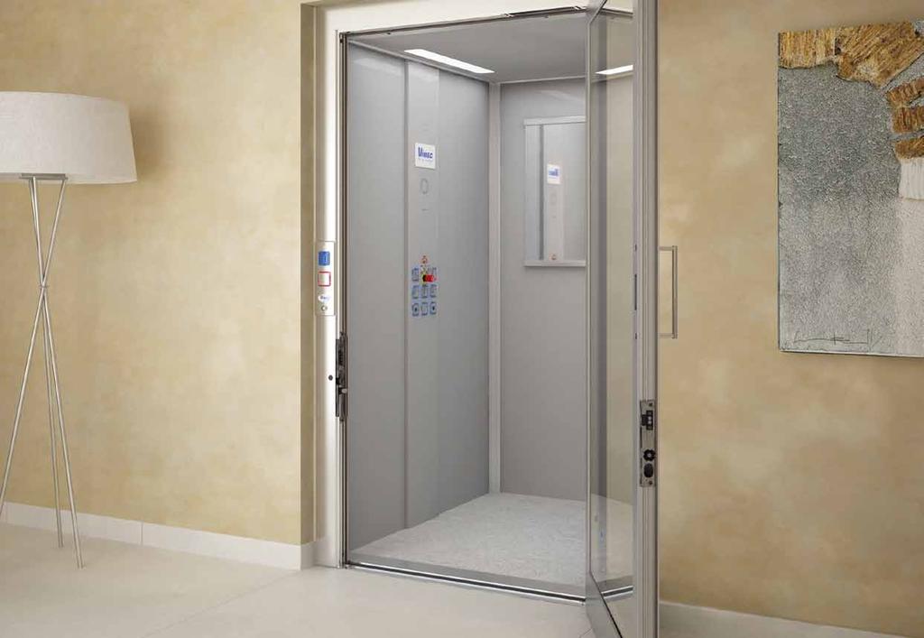 ECOVimec The right choice, the choice of taste ECOVimec lift gives added value to all homes through simple tailor-made installations, both indoors and out.