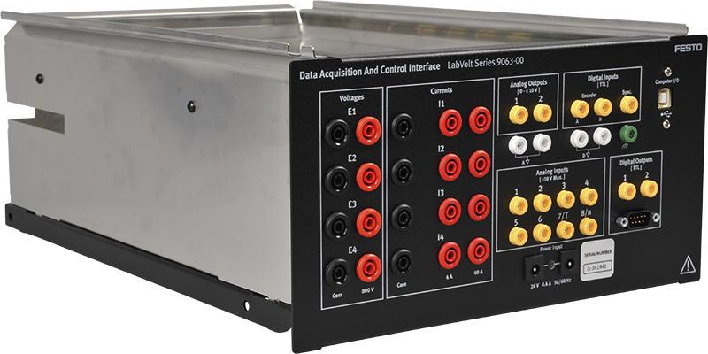 05 A Standard single-phase ac outlet Data Acquisition and Control Interface (Optional) 9063-00 The Data Acquisition and Control Interface (DACI) is a versatile USB peripheral used for measuring,