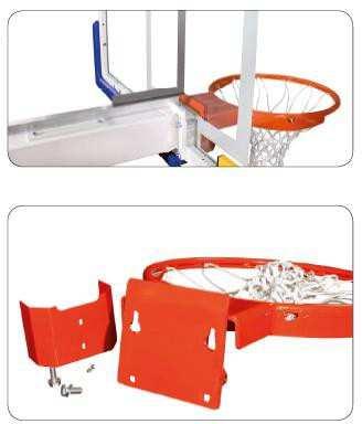 UAGE AND INTALLATION INTRUCTION AM 3x3 Nothing in this manual may be copied or used by third parties without the consent of CHELDE PORT 8 Mounting braces vertical adjustment basketball backboard: tep