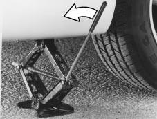 Replace the wheel nuts with the rounded end of the nuts toward the wheel.