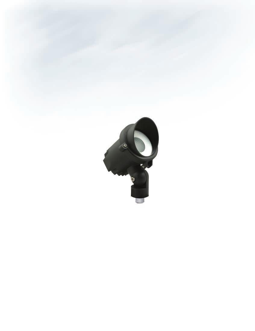 ARCHITECTURAL LED OUTDOOR SERIES AG SERIES KNUCKLE-MOUNT 1,000 Lm 1,500 Lm LED OUTDOOR LIGHTING Application The AG-series ground and wall mount luminaires are designed for general landscape lighting,