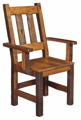 Barnwood Side Chair Item #2001 18 w x 25 d x 42 h
