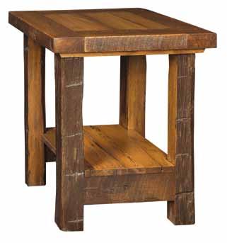 Barnwood Chairside Table Item # 2450