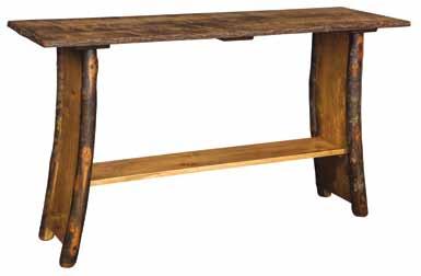 Bendwood Sofa Table Item #5402 50 w x 16 d x 28 h