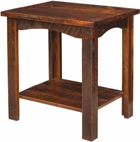 R/C Maplewood Chairside Table Item #6401 22 w x 16 d x 26 h