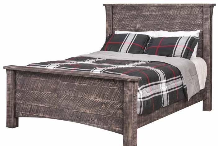 Maplewood Flat-Panel Full Bed Item #6605 62 w x 85 l x 56 h Footboard 26 h Full Headboard Only Item #6606 62 w x 56 h R/C Maplewood