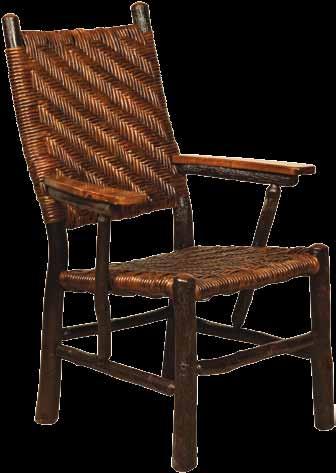 Fireside Chair with Caning Item #1159