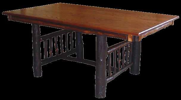 dining tables, pub tables Twig Trestle Table Item #1214 42" w x 60" L Available in 72" L and 84" L