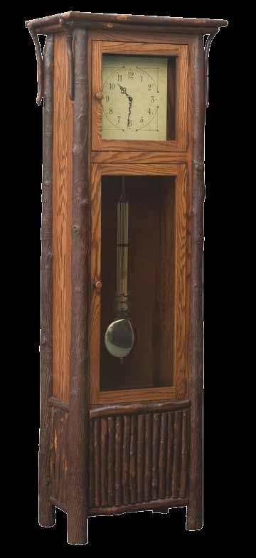 d x 84" h Old Country Grandfather Clock