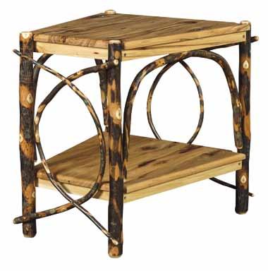 End Table Solid Top & Shelf Item #1404A 22 w x 25