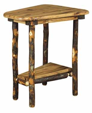 Wedge Shaped End Table Item #1404W 22" w x 22" d