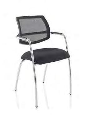 This chair is supplied with a medium back design.