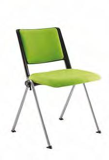 480mm 400mm 450mm 870mm GB1088 Meeting Chair Polypropylene chair supplied fully upholstered in a