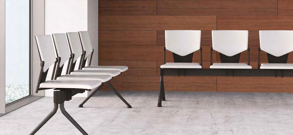 ICONIC BEAM SEATING Clear-cut lines and inspirational shape, the ICONIC system offers style and