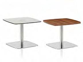 of materials to choice with a square clear glass top and is fitted with chrome feet.