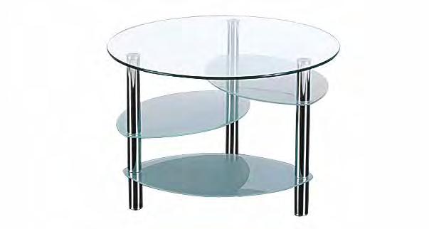 Glass range This range of glass tables is constructed from toughened glass