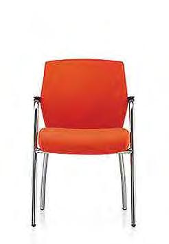 This chair is supplied with a black base as  4 legs Stacks 3-4