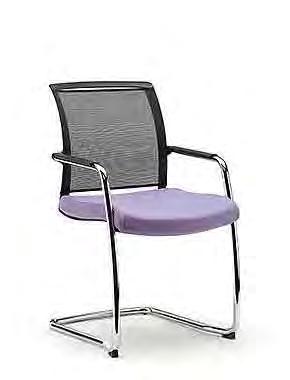 GB1035 Supplied with a medium mesh back design and upholstered seat which is