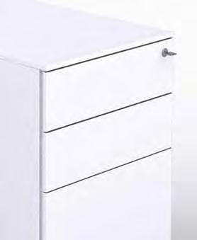 Available in 2 or 3 drawer units to fit underneath a desk or as a desk high unit to give an extended worksurface
