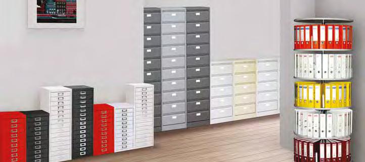 FILING CABINETS Standard Colours 3 Choices of finishes (From Stock) White (RAL